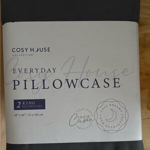 Cosy House set of 2 King Pillowcases